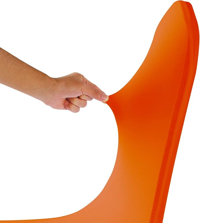 Spandex Chair Covers, 12PCS, Washable Protector for Living Room, Party, Banquet, Wedding, Hotel (Orange) - Image 6