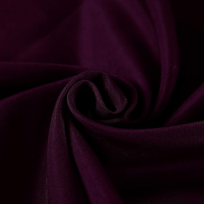 Fokitut 2 Pack Waterproof Rectangle Tablecloth, 60x120 Inch,Stain Resistant and Wrinkle Polyester Table Cloth, Fabric Table Cover for Kitchen Dining, Wedding, Party, Holiday Dinner-Eggplant - Image 4