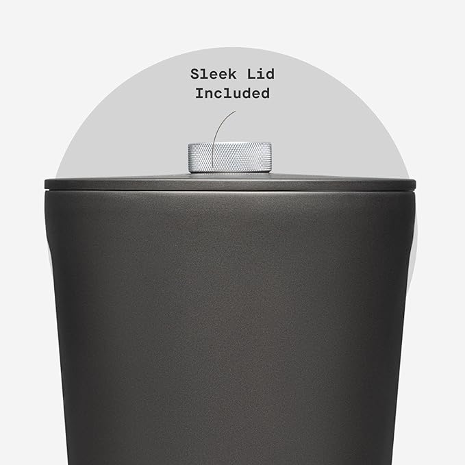 Corkcicle Insulated Ice Bucket with Lid - Stainless Steel - Summer Gift - 100 oz - Ceramic Slate