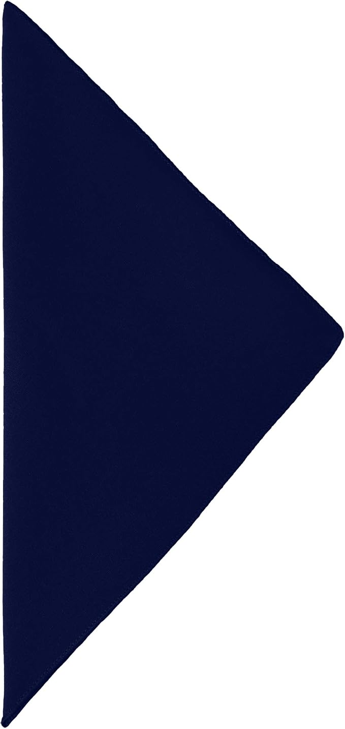 Ultimate Textile 17x17-Inch Cotton-Feel Cloth Napkins, Deep Royal Set of 12 | Bulk Case of 1 Dozen, Square, 100% Spun Polyester Fabric, MJS-Spun Construction, Cotton-Like Hand, Machine Washable, Seamless - Image 2
