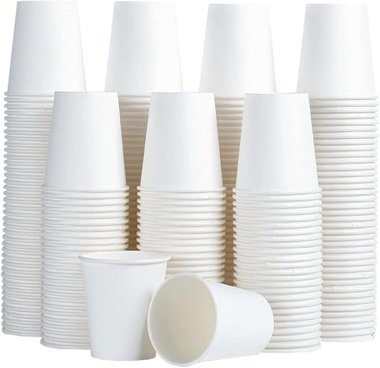 SIUQ 600 Pack 5 oz Paper Cups, Disposable Mini Bathroom Mouthwash Cups | Hot/Cold Drinking Cups, White Disposable Paper Cups for Bathroom, Home, Party, Office, Picnic, Travel by SIUQ