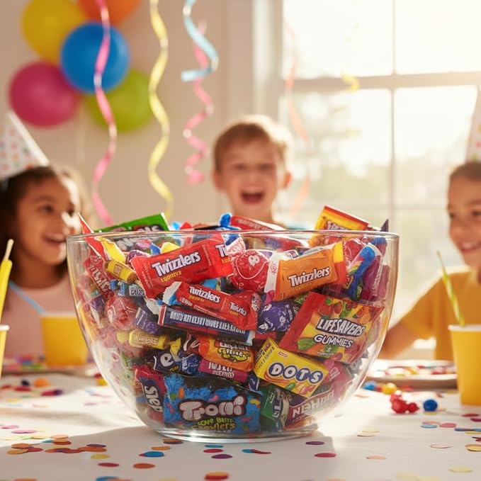 Bulk Candy Variety Pack - 2lb Bulk Candy Individually Wrapped Candy for Easter Eggs, Pinatas, Parades, Party Favors, Goodie Bags & Candy Buffets - Easter Candy Bulk Bag - 2 Pounds