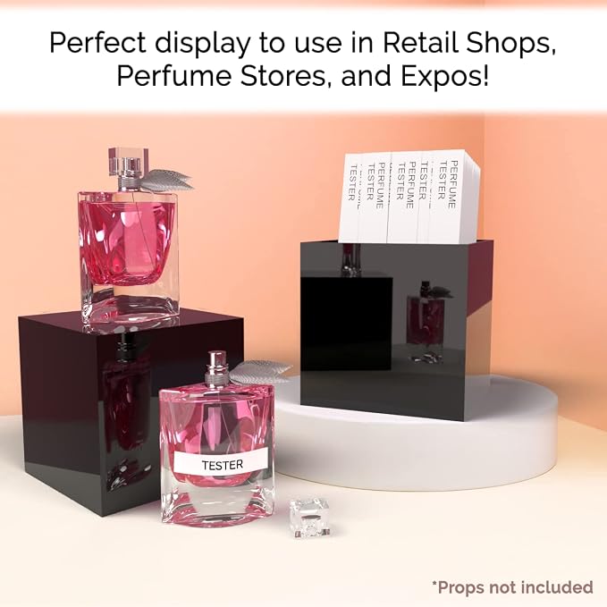 2 Pack 5" Acrylic Display Riser Box with One Open Side No Lid Versatile Preassembled Glossy Black Square Lucite Retail Product Platform or Merchandise Storage Bin by Marketing Holders - Image 2