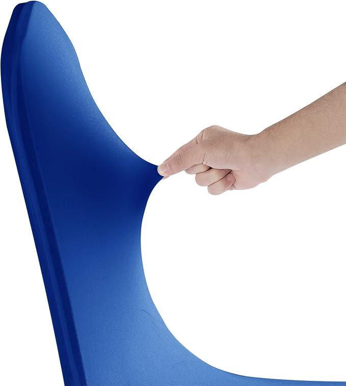 SUPERO Royal Blue Waterproof Polyester Spandex Chair Cover (12PCS), Universal Fit for Indoor/Outdoor Activities, Protector for Party, Banquet, Wedding Event, Hotel - Image 6