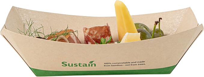 Restaurantware Paper Boats 200 Pack of 1 lb Greaseproof Disposable Bamboo Food Boats Sustainable Serving Trays Leak-Resistant Kraft Paper Brown For Appetizer And Portion Serving - Image 13