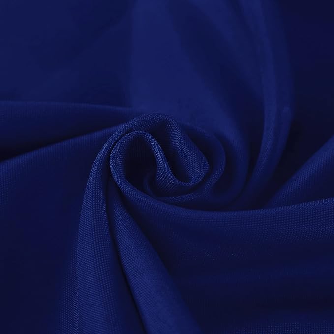 Fokitut 2 Pack Waterproof Square Tablecloth, 90x90 Inch, Stain Resistant and Wrinkle Polyester Table Cloth, Fabric Table Cover for Kitchen Dining, Wedding, Party, Holiday Dinner-Royal Blue - Image 4