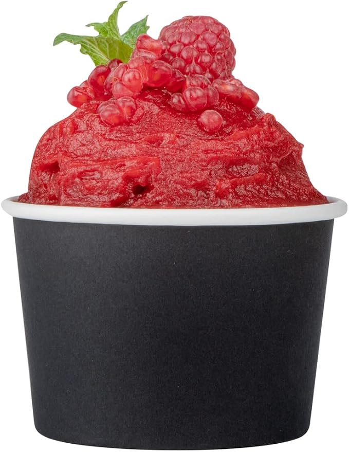 Restaurantware 4 oz Round Black Paper To Go Cup, 50 Pack - Image 15