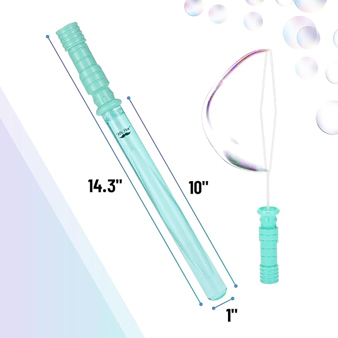 Mr. Pen- Bubble Wands, 2 Pack, 14.3 Inches, Big Bubble Wands, Bubbles Party Favors for Kids, Blowing Bubbles, Bubble Sticks for Kids