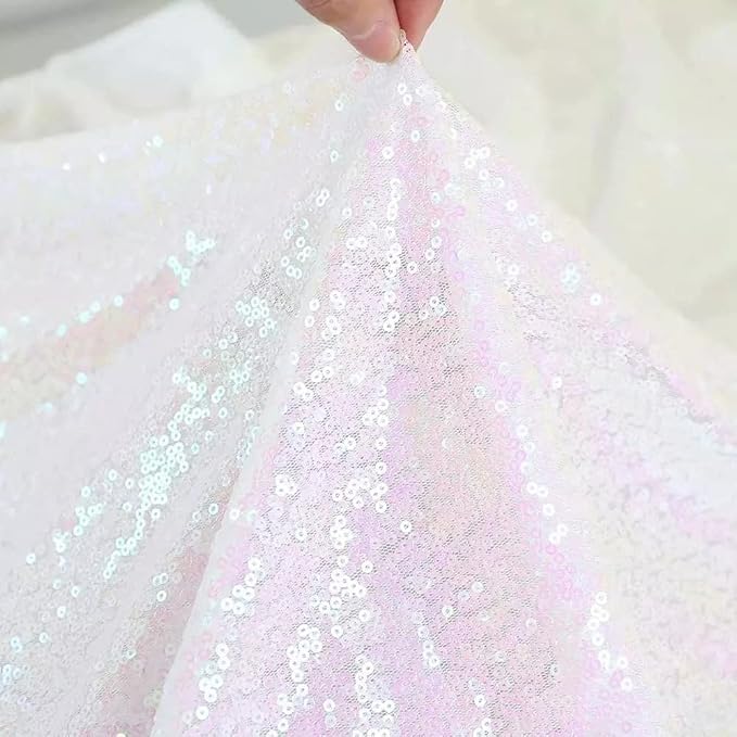 Iridescent Sequin Backdrop Curtains 4 Panels 2FTx8FT - Image 5