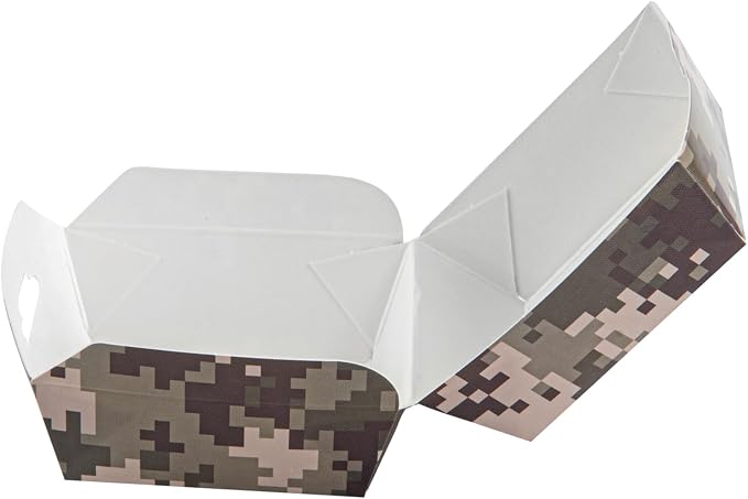 Restaurantware Camouflage Paper Slider Box, 2.5 x 2 In, 100 Pack - Image 16
