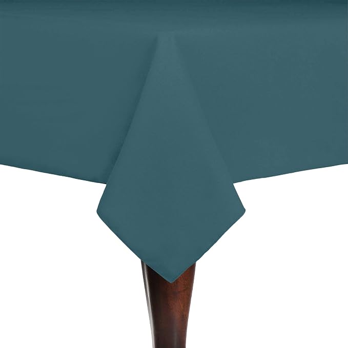Ultimate Textile 72 x 72-Inch Square Cotton-Feel Tablecloth, Slate, 3 Pack by UltimateTextile