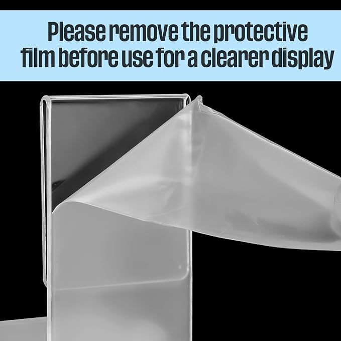 Geetery 100 Pack 4 x 6 Acrylic Sign Holder Bulk, Clear Plastic L Shape Table Sign Holder, Vertical Desktop Display Stand for Menu, Picture, Photo, Flyer, Restaurant, Wedding, Office, Store(4 x 6 Inch) - Image 2