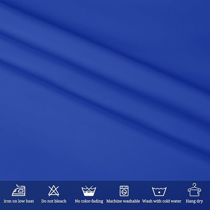 10 Packs 90 Inch Royal Blue Round Polyester Tablecloths | Table Cover for Round Tables, Stain and Wrinkle Resistant Washable Table Cloth, Perfect for Wedding Banquet Parties - Image 4
