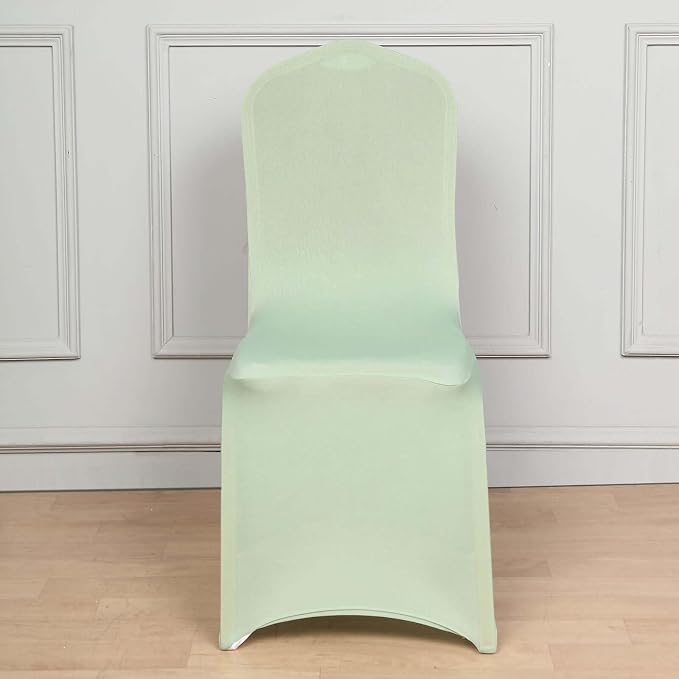 Tableclothsfactory Sage Green Stretchy Spandex Fitted Banquet Chair Cover Dinning Event Slipcover for Wedding Party Banquet Catering - Image 8