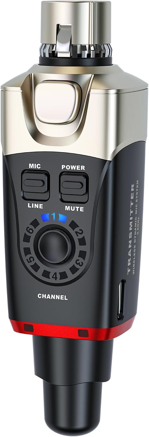 Xvive U35 Wireless Microphone System Transmitter 5.8GHz Wireless XLR Transmitter （U35 Transmitter Only）