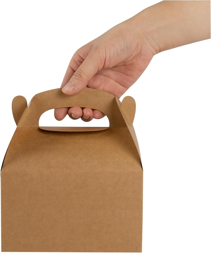 Restaurantware Kraft Paper Gable Box Take Out Container, 25 Pack - Image 13