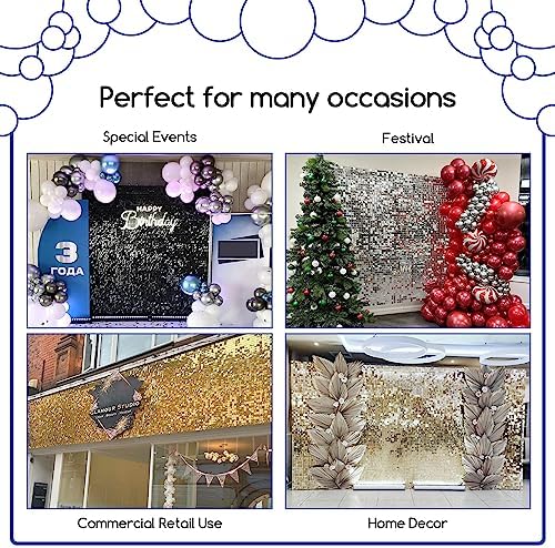 COKAOBE LiteGrid Series Shimmer Wall Backdrop - 24Pcs Matte White - Image 5