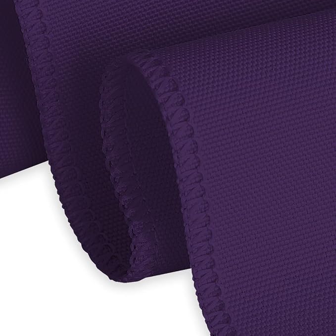 LTC LINENS Purple Round Tablecloth - 132 Inch Round Tablecloth, Large Party Table Cloth, Wrinkle Resistant, Washable Polyester Fabric Table Cover Linens for Wedding, Party, Banquet - Image 4