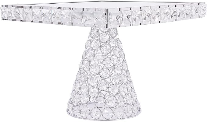 5 PCS Cake Stand Set,Crystal Dessert Table Display Set Tiered Cupcake Holder Candy Fruit Plate Decoration for Wedding Birthday Party Celebration - Image 4