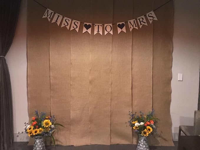 4 Pack Burlap Table Runner, 100% Jute Vintage 12X108 Inches Table Runner for Wedding, Parties, Christmas, Thanksgiving, BBQ's, Everyday, Holidays - Image 6