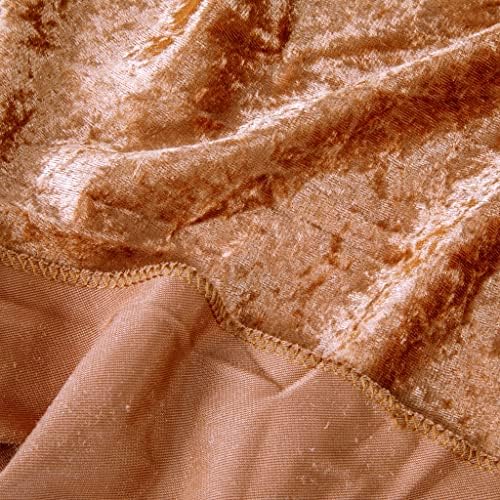 CVL Velvet Photography Drape/Backdrop Curtain Panel w/4" Rod Pockets 10Ft X 52"(1 Panel Only) Terracotta for Wedding, Tradeshow, Showroom, Birthday Party, Theater Stage Decoration - Image 5