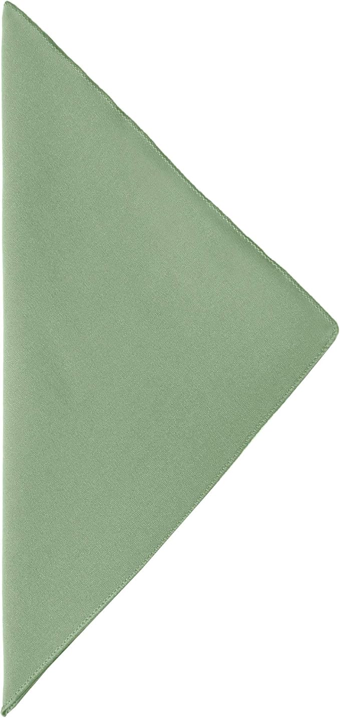 Ultimate Textile 17x17-Inch Cotton-Feel Cloth Napkins, Sage, Set of 120 | Bulk Case of 10 Dozen, Square, 100% Spun Polyester Fabric, MJS-Spun Construction, Cotton-Like Hand, Machine Washable, Green - Image 2