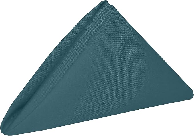 Ultimate Textile 17x17-Inch Cotton-Feel Cloth Napkins, Slate, Set of 36 by UltimateTextile