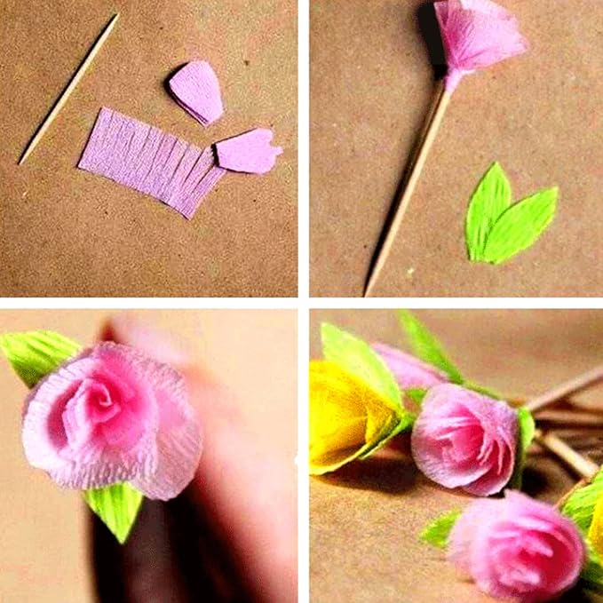 Premium Crepe Paper Party Streamers 21 Assorted Colors Large 20 Inch X 3.2 Ft. Per Sheet DIY Crepe Paper Flowers Crafts Gift Wrapping Box, Birthday Wedding Party Drop Decoration Supply (100) - Image 6