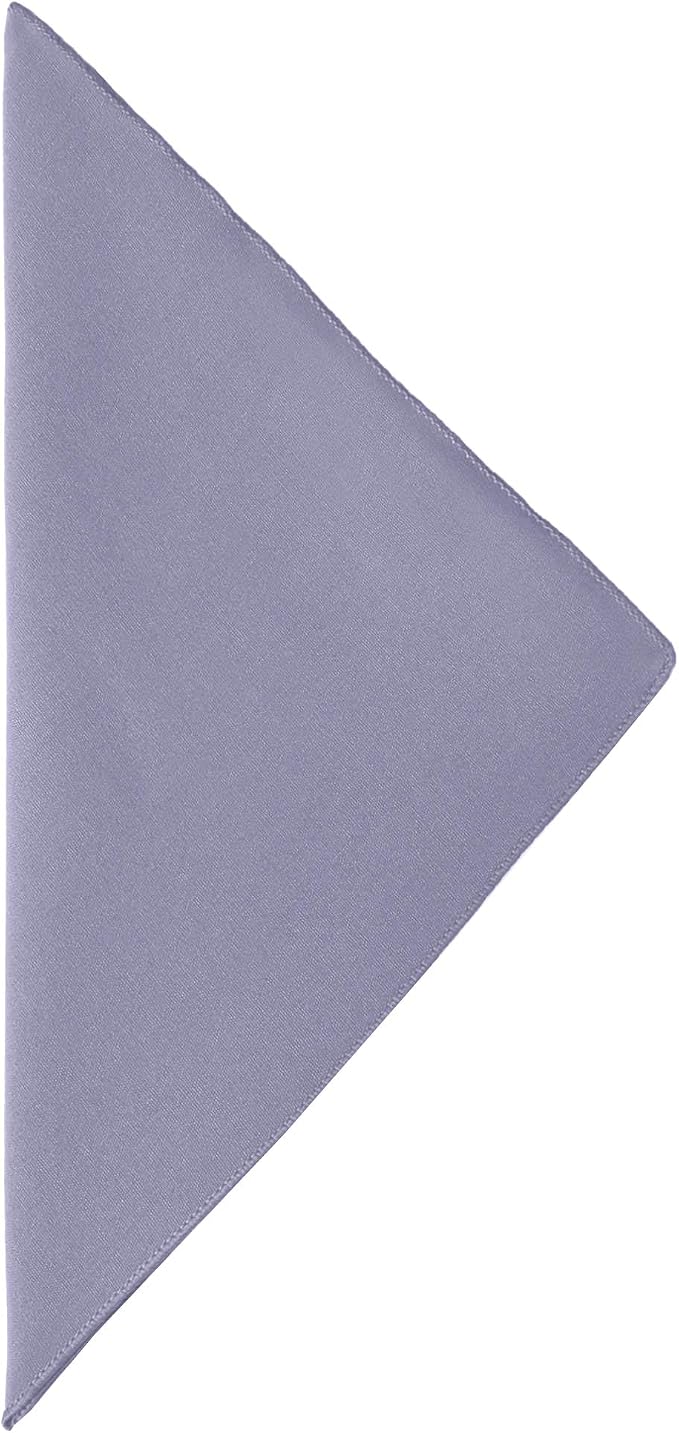 Ultimate Textile 17x17-Inch Cotton-Feel Cloth Napkins, Lilac, Set of 60 - Image 2