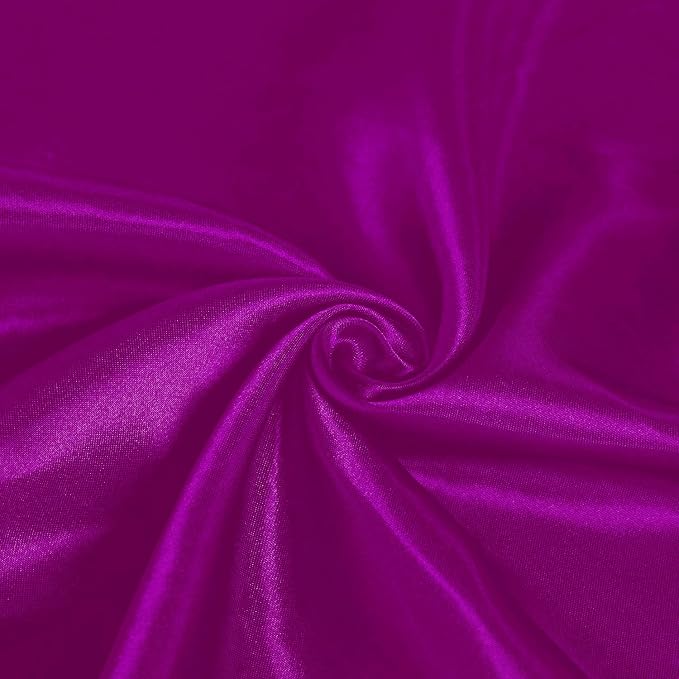 SI Pack of 20 Wedding 12 x 108 inch Satin Table Runner for Wedding, Decorations for Graduations, Engagements, Birthday Parties, Banquets, Runners fit Rectangle, Round Table - Red Violet - Image 6