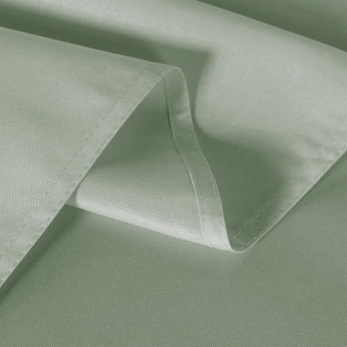 sancua 2 Pack Sage Green Tablecloths 60x102 Inch for 6 Feet Rectangle Tables - Image 7