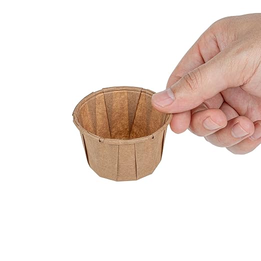 Restaurantware-Sustain 2 Ounce Portion Cups, 100 Disposable Condiment Cups - Compostable, Versatile, Kraft Paper Sample Food Cups, Stylish, For Serving Dips, Jams, Sauces, Nuts, And More - Image 13