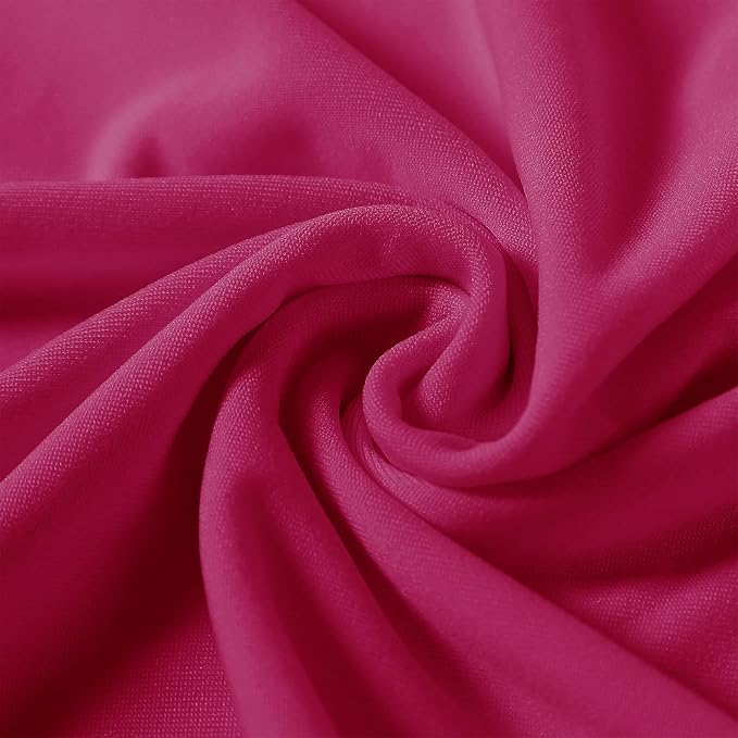 Spandex Chair Covers, 25PCS, Washable Protector for Living Room, Party, Banquet, Wedding, Hotel (Fuchsia) - Image 4