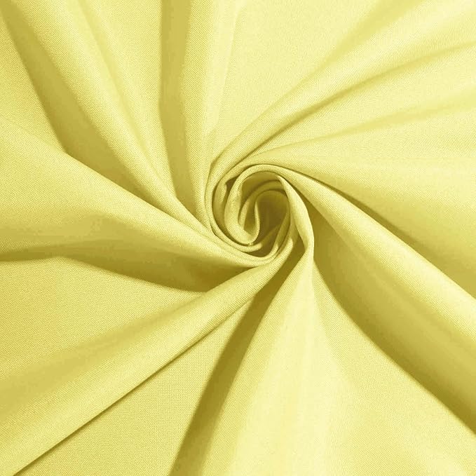 Tableclothsfactory Premium Pack of 100 Premium Yellow 20" x 20" Washable Polyester Napkins Great for Wedding Party Restaurant Dinner Parties for Party & Decorations - Image 3