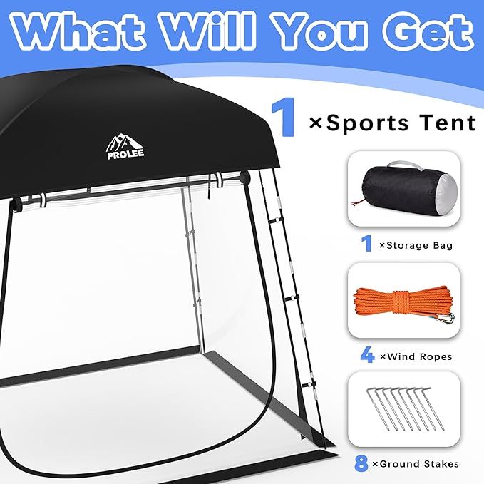 Sports Tent,Waterproof Sport Tents Shelter Fits 2-4 Persons, Portable Clear Bubble Tent for Sports Watching,Camping and Outdoor Activities