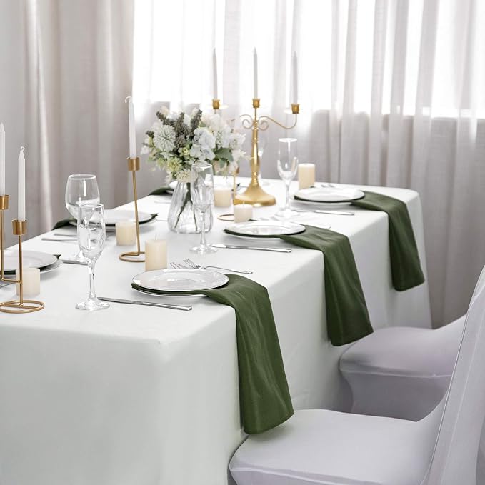Bailarina Cloth Napkins Set of 80,17x17 inches Dinner Napkins Cloth Washable,Polyester Square Table Cloth Napkin Bulk with Hemmed Edges Ideal for Banquets, Parties and Weddings-Willow - Image 6
