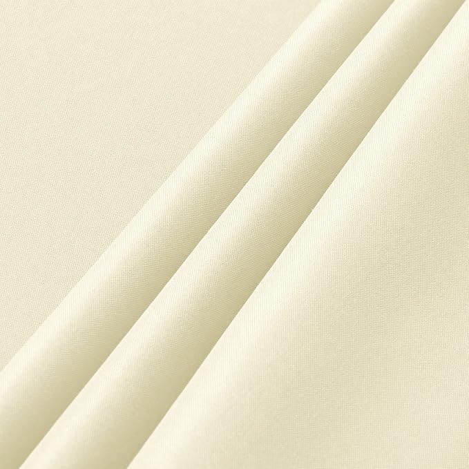 sancua 2 Pack Beige Tablecloths 60x120 Inch for 8 Feet Rectangle Tables | Stain and Wrinkle Resistant Washable Polyester Cloth Cover for Dining Tables, Christmas Wedding Buffet Parties - Image 6
