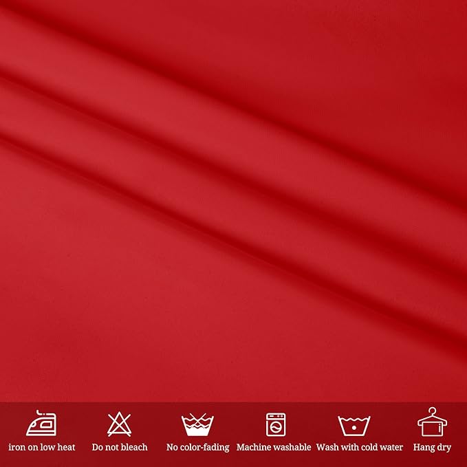 6 Packs 120 Inch Red Round Polyester Tablecloths | Table Cover for Round Tables, Stain and Wrinkle Resistant Washable Table Cloth, Perfect for Wedding Banquet Parties - Image 7