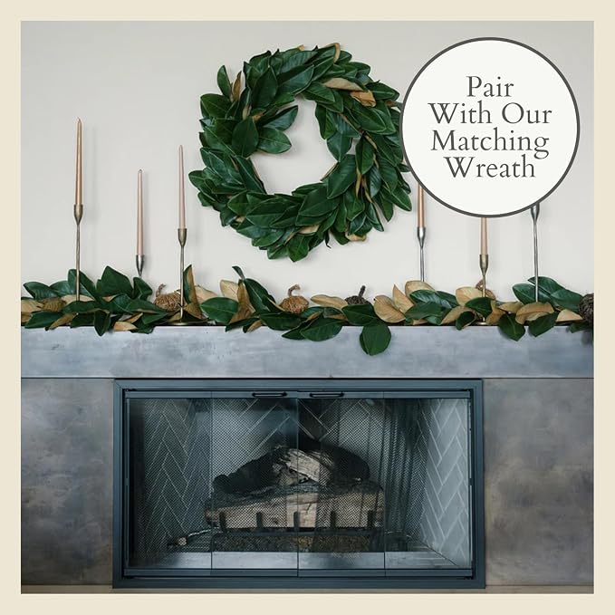 CG Hunter Holiday Christmas Garland, 9 ft | Realistic indoor and outdoor holiday greenery; premium artificial Christmas decoration for mantels, doors and entryways - Image 4