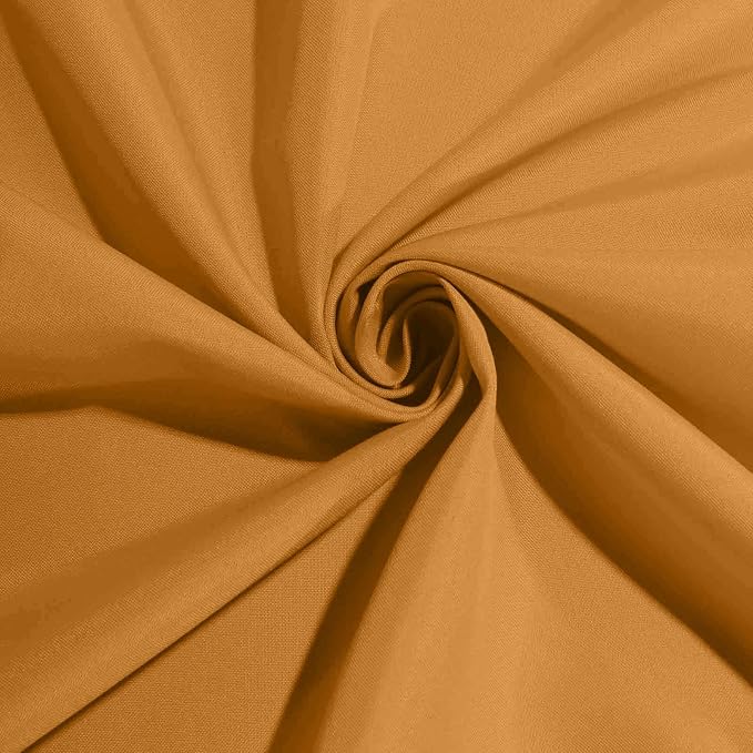 Tableclothsfactory Premium Pack of 100 Premium Gold 20" x 20" Washable Polyester Napkins Great for Wedding Party Restaurant Dinner Parties for Party & Decorations - Image 3