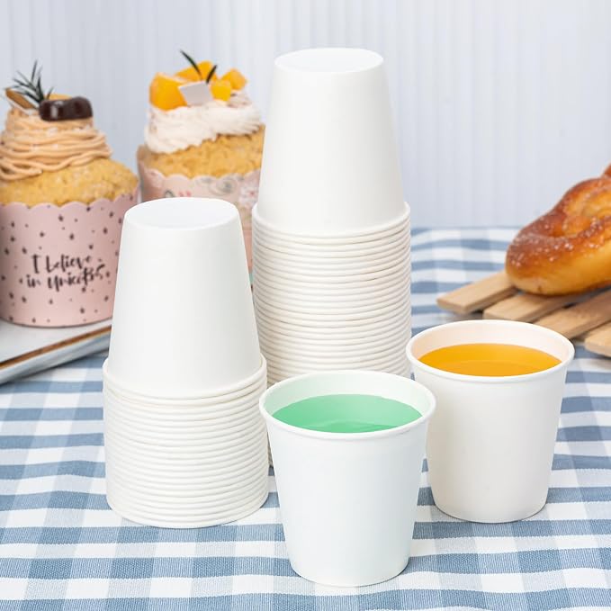 RACETOP [600 Pack] 3 oz Bathroom Paper Cups, Disposable Paper Cups, Small Mouthwash Cups, Ideal for Bathroom - Image 2