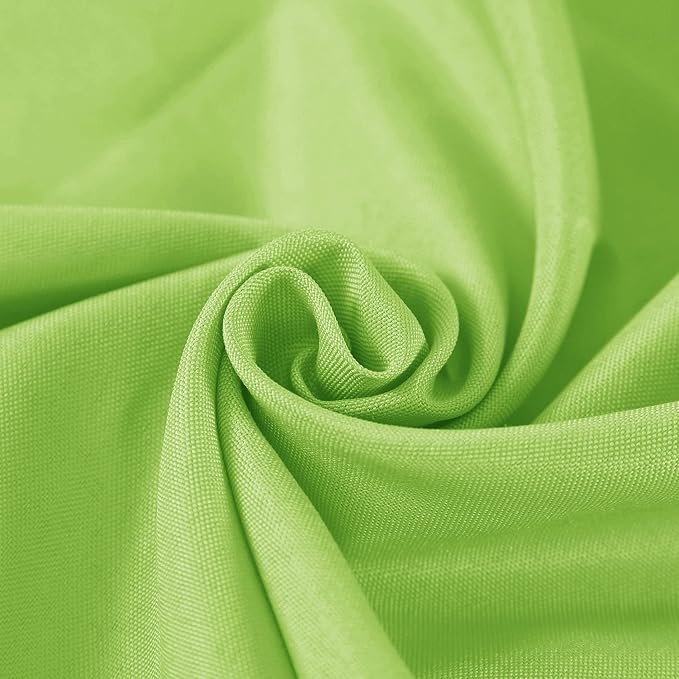 Fokitut 2 Pack Waterproof Rectangle Tablecloth, 90x132 Inch,Stain Resistant and Wrinkle Polyester Table Cloth, Fabric Table Cover for Kitchen Dining, Wedding, Party, Holiday Dinner-Apple Green - Image 4