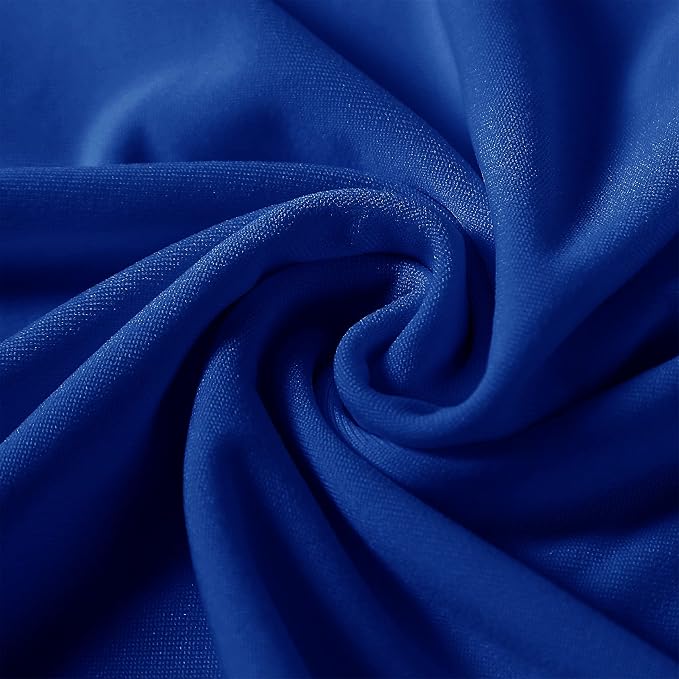 Spandex Chair Covers, 12PCS, Removable Washable Protector Stretch Covers for Living Room, Party, Banquet, Wedding Event, Hotel (Royal Blue) - Image 4
