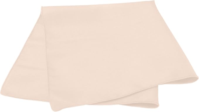 Ultimate Textile 17x17-Inch Polyester Cloth Napkins, Ice Peach, Set of 60 - Image 2