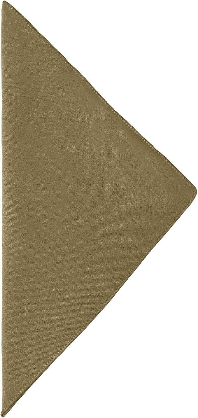 Ultimate Textile 17x17-Inch Cotton-Feel Cloth Napkins, Camel, Set of 36 - Image 2