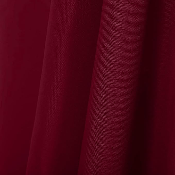 MDS Pack of 10 Rectangle Tablecloth 60 x 126 Inch Polyester Wrinkle Resistant Washable Polyester Table Cloth for Kitchen Dining Buffet Parties, Picnic, Events, Weddings and Restaurants - Maroon - Image 5