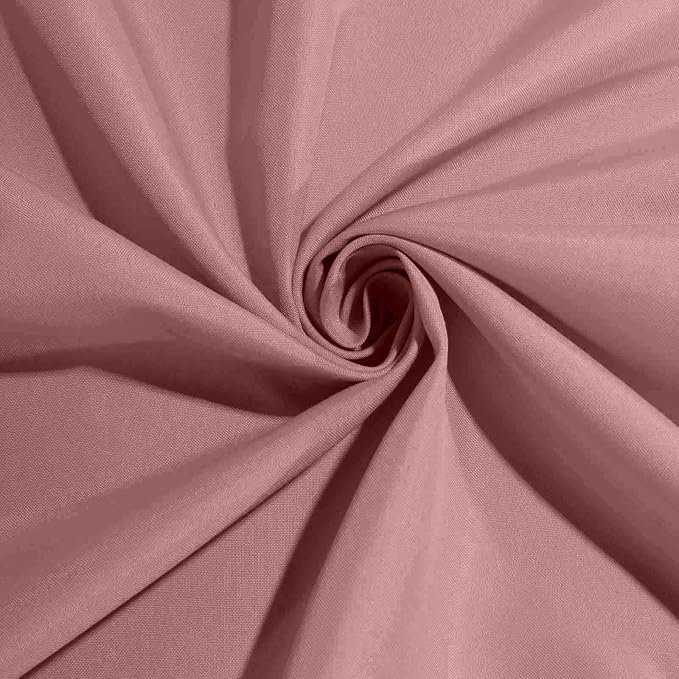 Tableclothsfactory Premium Pack of 100 Dusty Rose Premium 17" x 17" Washable Polyester Napkins Great for Wedding Party Restaurant Dinner Parties for Party & Decorations - Image 3