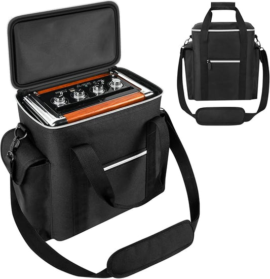 Karaoke Bag Compatible with JYX-S55/ for JYX 69BT Karaoke Machine with Two Wireless Microphones,Holder for MS69 Portable Bluetooth Speaker PA System, Box for Remote Control, Charging Cable (Case Only)