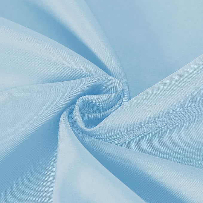 Cupuamon Square Tablecloth 52x52 inch Washable Polyester Fabric Table Cloth for Wedding Party Dining Banquet Decoration（52x52,Blue Mist） - Image 4