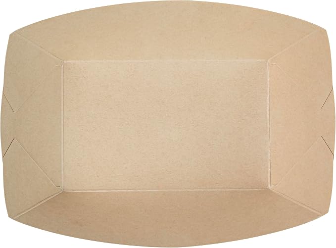 Restaurantware Paper Boats 200 Pack of 1 lb Greaseproof Disposable Bamboo Food Boats Sustainable Serving Trays Leak-Resistant Kraft Paper Brown For Appetizer And Portion Serving - Image 15